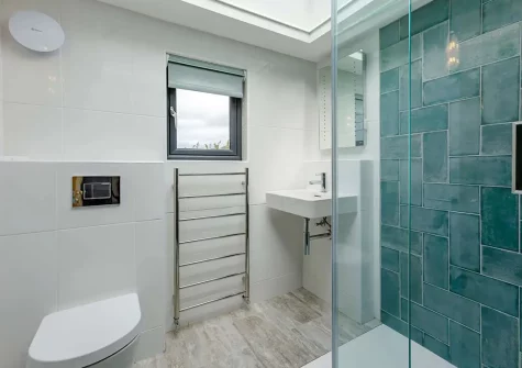 The ground floor shower room at The Old School House, Westleigh