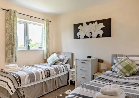Bedroom #2 at The Old Shippon, Virginstow
