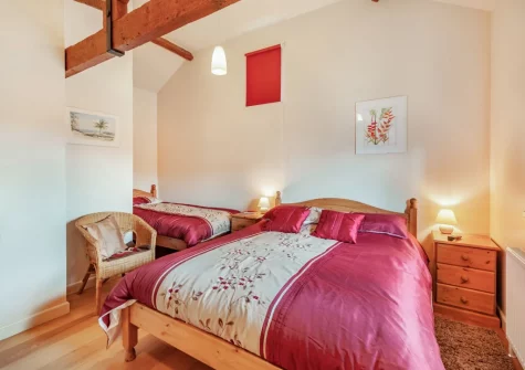 Bedroom #2 at The Old Stables at Luppincott, Alverdiscott