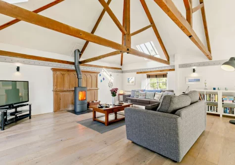 The living room at The Old Sunday School, Rumford