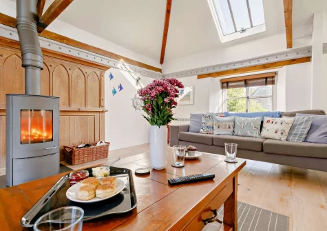 The living room at The Old Sunday School, Rumford