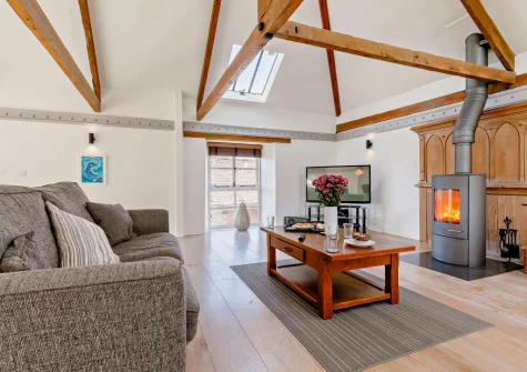 The living room at The Old Sunday School, Rumford