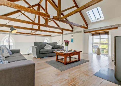 The living room at The Old Sunday School, Rumford