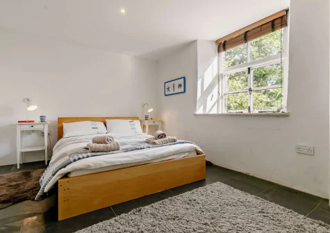 Bedroom #1 at The Old Sunday School, Rumford