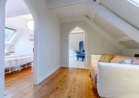 The first floor landing at The Old Sunday School, St Just