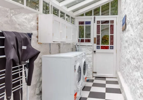 The utility room at The Old Sunday School, St Just