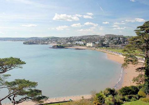 Tore Abbey Sands is just a short walk from The Old Vicarage, Torquay