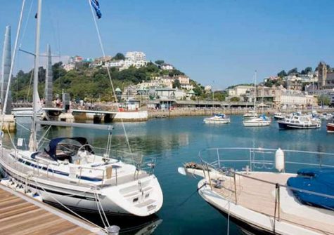 Torquay Marina is just a short walk from The Old Vicarage, Torquay