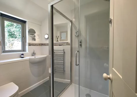 Bedroom #2 en-suite shower room at The Old Workshop, Newlyn