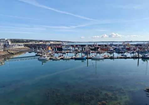 Newlyn is home to a bustling harbour, and you can buy your fresh-caught fish supper from one of the town's fishmongers