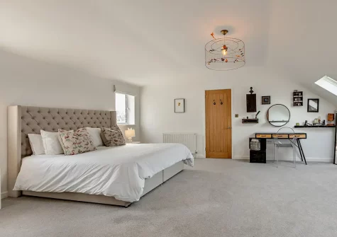 Bedroom #1 at The Olde Chapel, Bickington