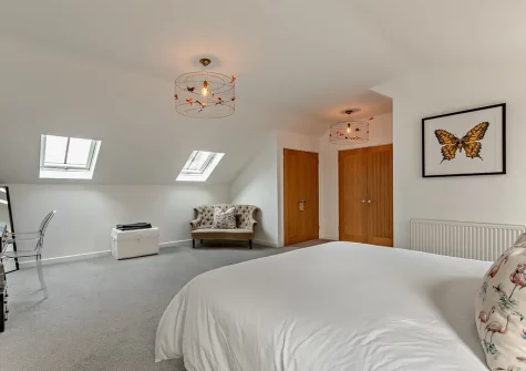 Bedroom #1 at The Olde Chapel, Bickington