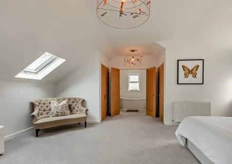 Bedroom #1 at The Olde Chapel, Bickington
