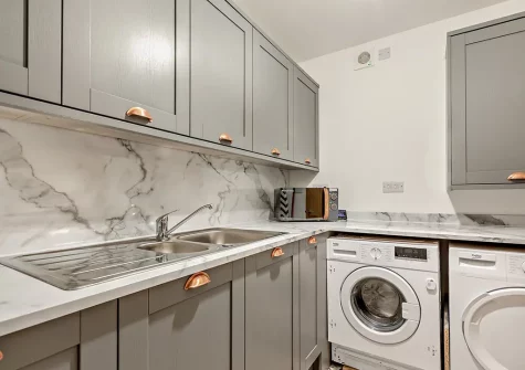 The utility room at The Olde Chapel, Bickington