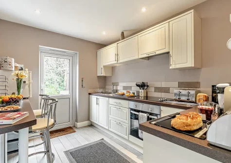 The kitchen at The Orangerie, Gilbert's Coombe