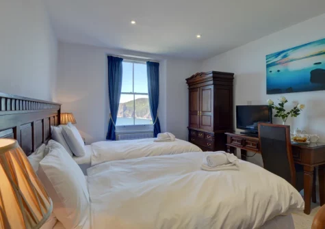 Bedroom #2 at The Orangery, Lynton Cottage, Lynton