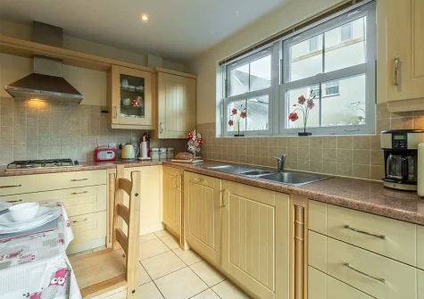 The kitchen at The Oystercatcher, Lelant