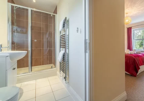 Bedroom #1 en-suite at The Oystercatcher, Lelant