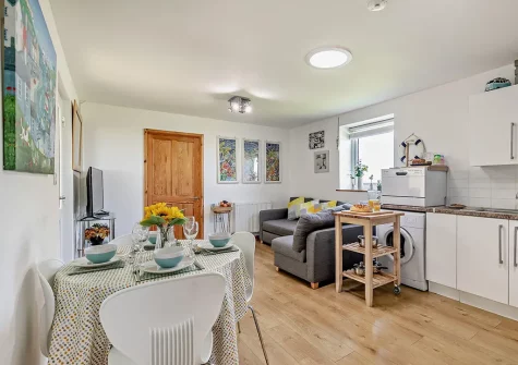 The dining area at The Palms, Newquay