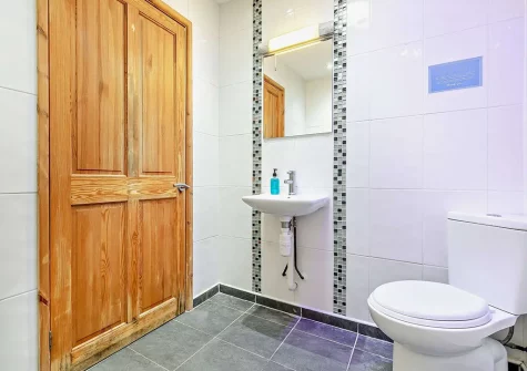Bedroom #1 en-suite shower room at The Palms, Newquay