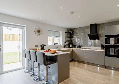 The kitchen at The Pearl At Atlanta View, Westward Ho!