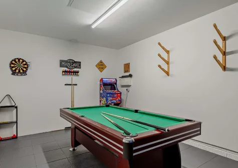 The games room at The Pearl At Atlanta View, Westward Ho!