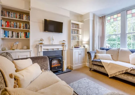 The living room at The Pebbles, Bideford