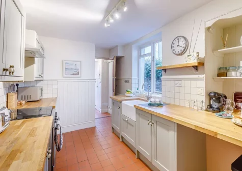 The kitchen at The Pebbles, Bideford