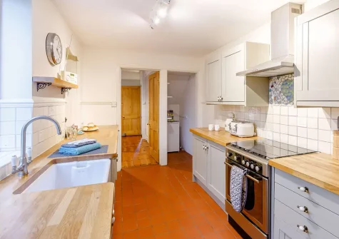 The kitchen at The Pebbles, Bideford