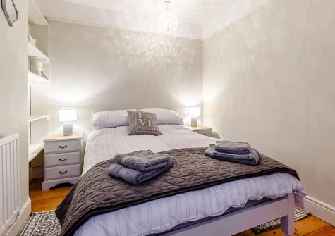 Bedroom #1 at The Pebbles, Bideford