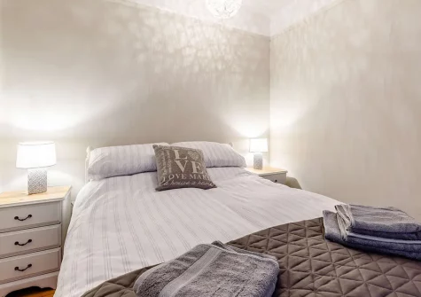 Bedroom #1 at The Pebbles, Bideford