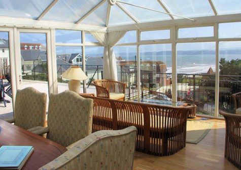 The dining area & conservatory @ 7 Roundham Heights