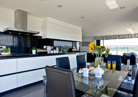 The kitchen & dining area at The Penthouse at Padstow