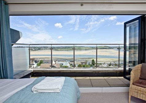 Bedroom #1 at The Penthouse at Padstow