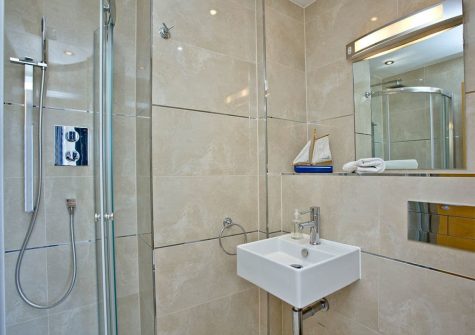 Bedroom #1 en-suite at The Penthouse at Padstow