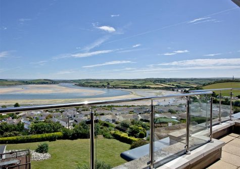 The breathtaking view from The Penthouse at Padstow
