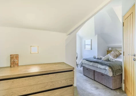 Bedroom #1 at The Penthouse Larkrise, Mortehoe