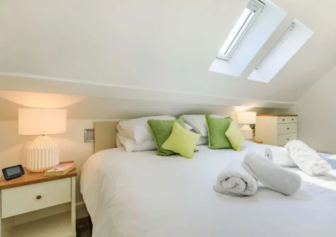 Bedroom #2 at The Penthouse Larkrise, Mortehoe