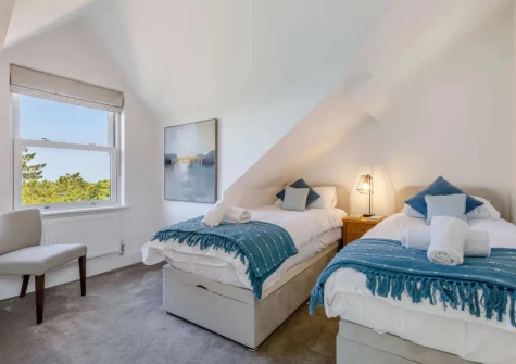 Bedroom #3 at The Penthouse Larkrise, Mortehoe