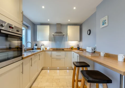 The kitchen at The Pidgeon Nest, Axmouth