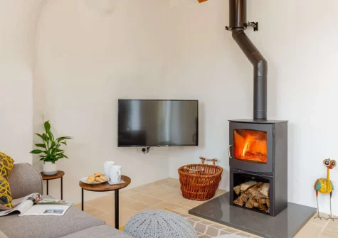 The living area at The Piggery at Glen View, Burncoose