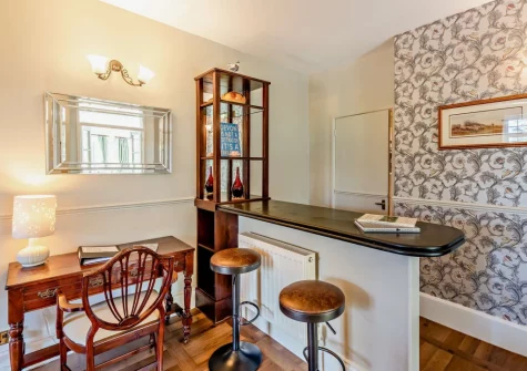 The living room at The Pines, Eastleigh