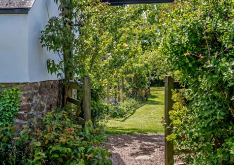 The beautifully manicued garden at The Pines, Eastleigh