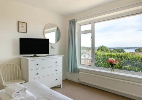 Bedroom #1 at The Pink Beach Bungalow, Paignton
