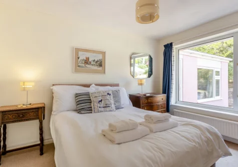 Bedroom #2 at The Pink Beach Bungalow, Paignton