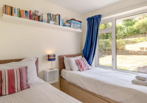 Bedroom #3 at The Pink Beach Bungalow, Paignton
