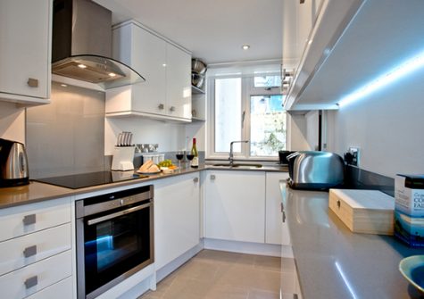 The kitchen @ The Poop Deck, 3 Harbour House, St Ives