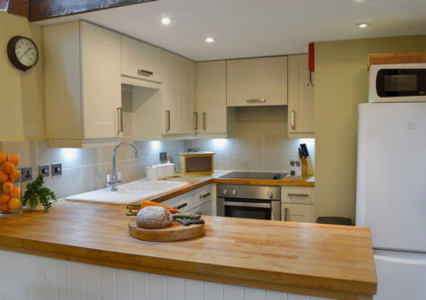 The kitchen at The Pound House, Blagdon