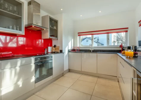 The kitchen at The Reeds, Croyde