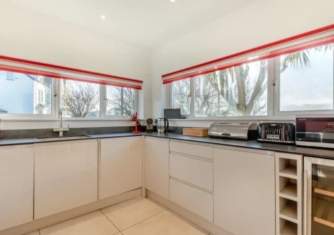 The kitchen at The Reeds, Croyde